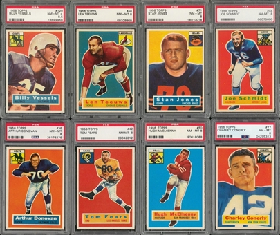 1956 Topps Football PSA-Graded Collection (36 Different)